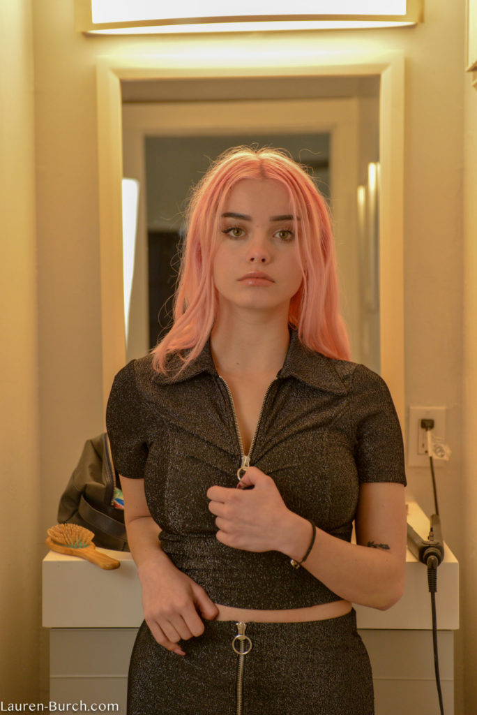 Lauren Burch canadian pink hair